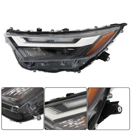Faro halógeno apto para Toyota RAV4 XLE 2022 2023 con LED DRL negro claro izquierdo - Imagen 9 de 13