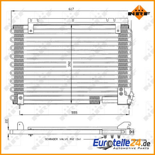 Kondensator, Klimaanlage NRF 35191 für Volvo 940 940 Kombi - Bild 1 von 1