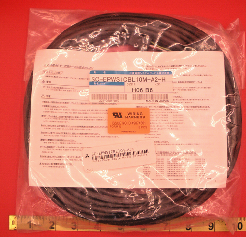 Mitsubishi SC-EPWS1CBL10M-A2-H Motor Netzkabel MR-J3W 10M H06 B6 Neu im Karton Neu - Bild 2 von 4
