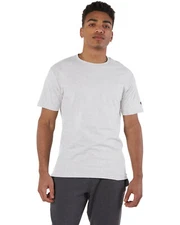 Champion T525C Mens Cotton Short Sleeve Crew Neck Stylish Plain Blank T-Shirt