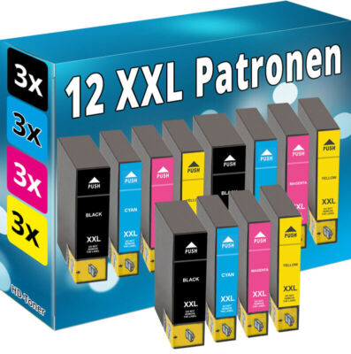 XXL TINTE PATRONE für EPSON WorkForce WF-3010DW WF-3520DWF WF3530DTWF WF3540DTWF