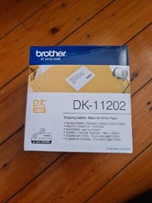 1 Brother DK-11202 DK11202 White Shipping / Name Label - 62 x 100mm 300 labels