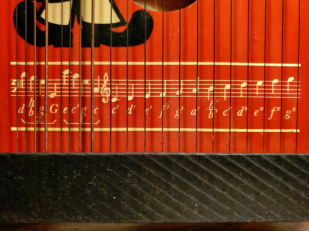 Musima Table Harp, 20-Strings, Made in Markneukirchen