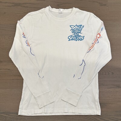 Reebok CLASSIC x Ghostbusters Daily Long Sleeve T-shirt Limited White Size XS