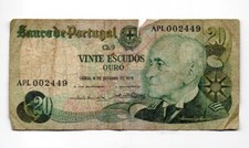 Portugal 20 Escudos 1978  P-176b Circulated