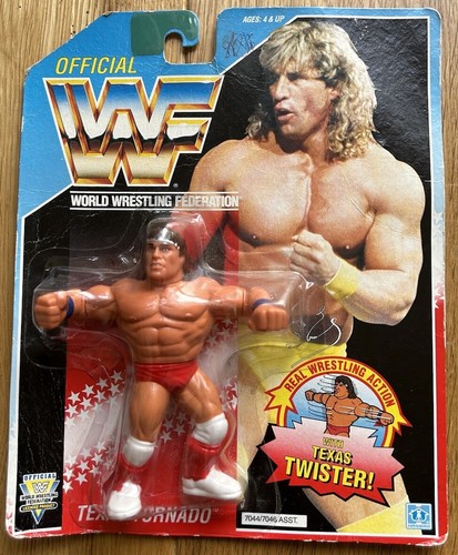 WWF Hasbro Texas Tornado MOC Wrestling Figure 1993...