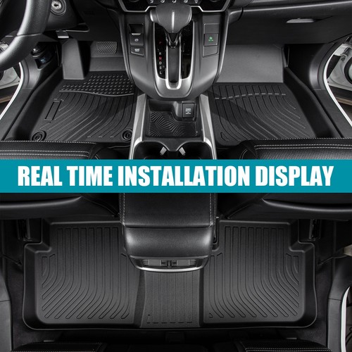 Floor Mats Liners For Toyota 4Runner 2013-2022 Carpet TPE All Season Weather 3pc - Picture 6 of 11