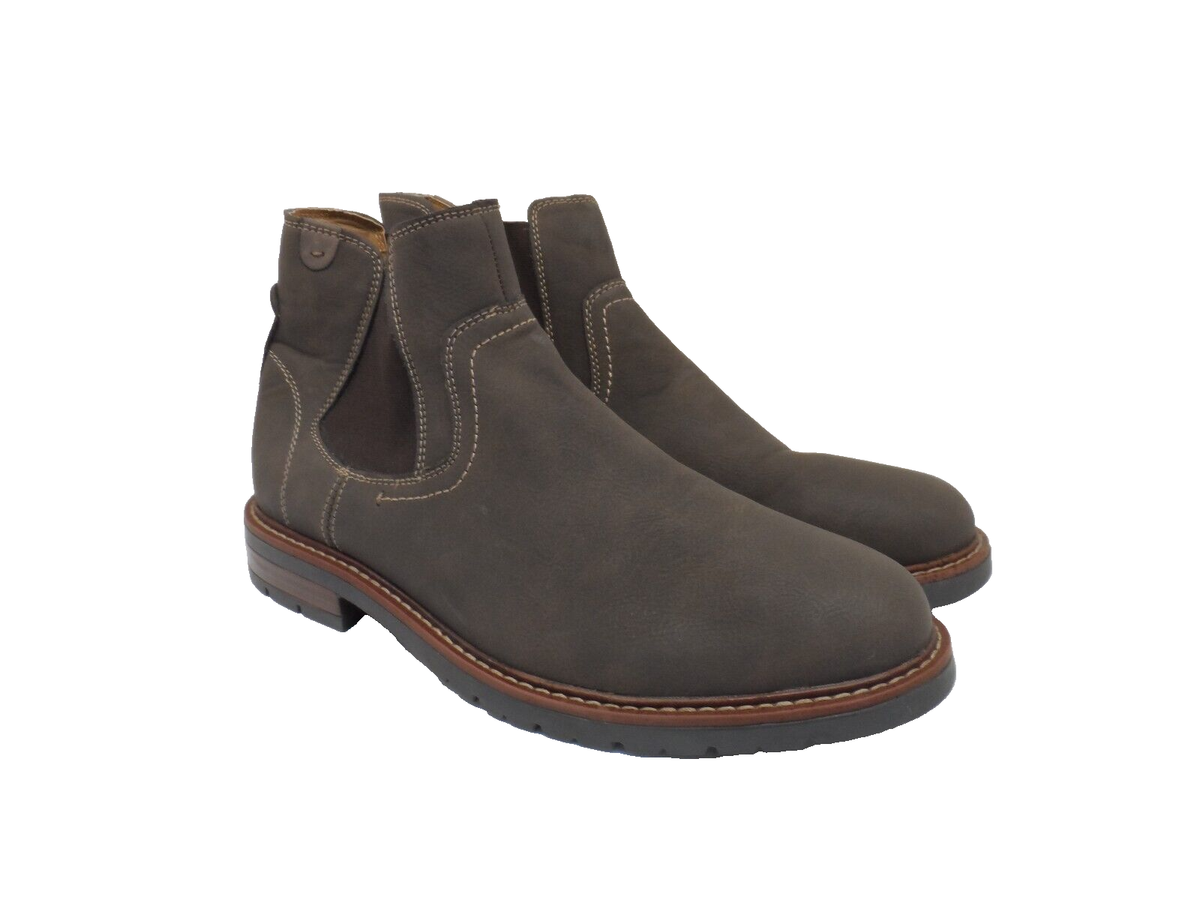 Dockers Men's Ransom Chelsea Boots 90-43938 Dark Brown Leather