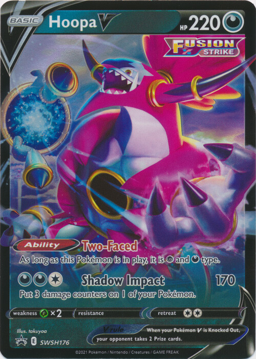 Hoopa V - SWSH176 Sword & Shield  Promo NM Pokemon TCG