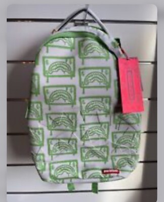 SPRAYGROUND GREEN MONEY DLXSV BACKPACK- LIMITED EDITION (B5380)