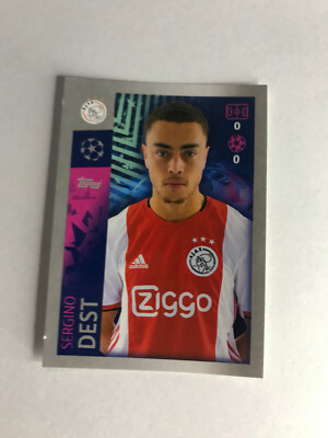 2019-2020 Topps UCL Sergino Dest Rookie Rc Ajax #500