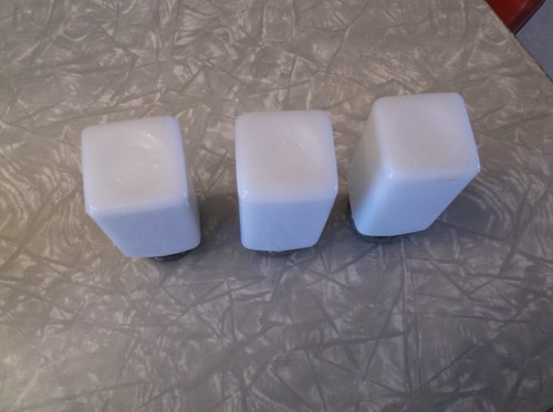 Vintage Milkglass Salt Shakers with Metal Lids # PC Lot - Picture 4 of 11