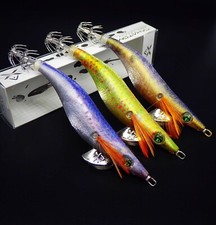 Nakatomi Squid Jig 3 Pack Blue Bait King George Grass Whiting Egi Lures AU