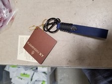 New Kaminksi XY men Keyring Odyssey Regent OS 33799 KeyFob Leather  Cord