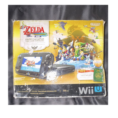Nintendo Wii U Deluxe Set Wind Waker HD 32GB Black/Gold Console NTSC-U/C
