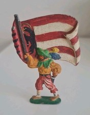 Vintage Zinnsoldat - Fahnenschwenker, Fahnenträger, ca. 7 cm 50er / 60er Jahre