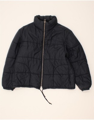 UNITED COLORS OF BENETTON Damen Wattierte Jacke IT 42 Medium Navy Blau AS01