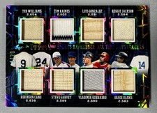 2024 Leaf In The Game Hits Leader 16 Bat/Jersey Relic 4/20 Williams Reggie Banks