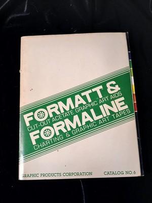 Vintage Graphic Products Corporation Catalog No. 6 Formatt & Formaline 1978 SET