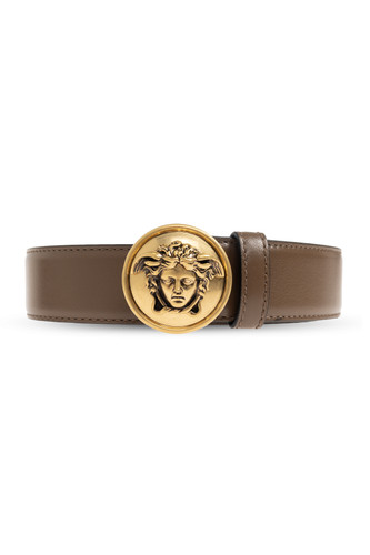 VERSACE Brown Leather Belt New & Authentic