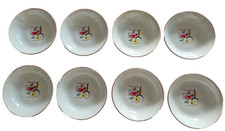 8 DIGOIN SARREGUEMINES HOLLOW PLATES for ROYCO "L'ENTRECOTE BERCY"