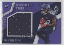2020 Panini Phoenix Rookie Jumbo Memorabilia Purple 12/50 Darrynton Evans 0i6p