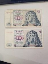1970 Germany 10 Deutsche Mark Banknote Circulated P-31a