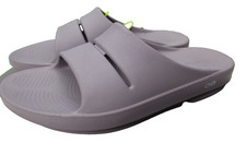 OOFOS OOahh Sport Flex Recovery Slide Sandals Lavender Mauve Mens Sz 10