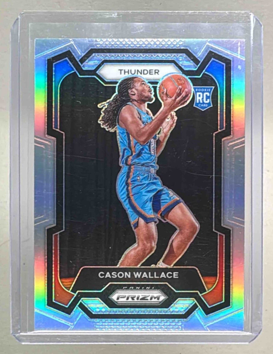 Cason Wallace 2023 Panini Prizm #139 Silver Rookie RC (A)