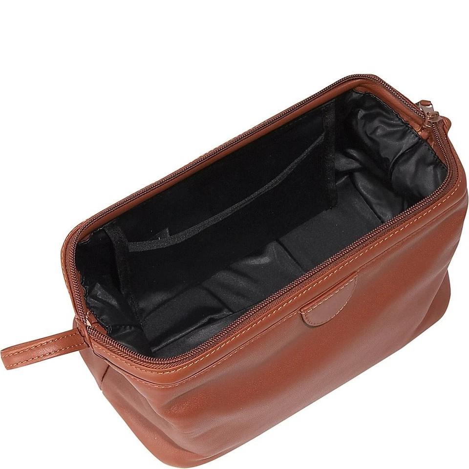 Toiletry Bag - Top Grain Cowhide Leather (Black) - Image 2 of 4