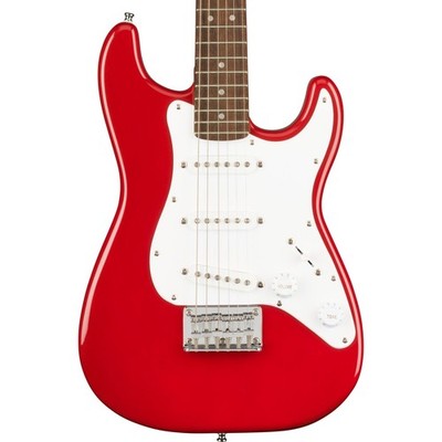 Squier Mini Stratocaster Junior Electric Guitar, Laurel Fingerboard, Dakota Red