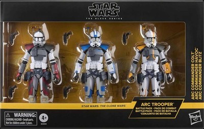 Star Wars The Black Series 6'' Figure 3-Pack - Arc Commander Colt, Havoc & Blitz