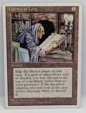 Library of Leng MTG Core Set 4th Edition Regular LP MTG