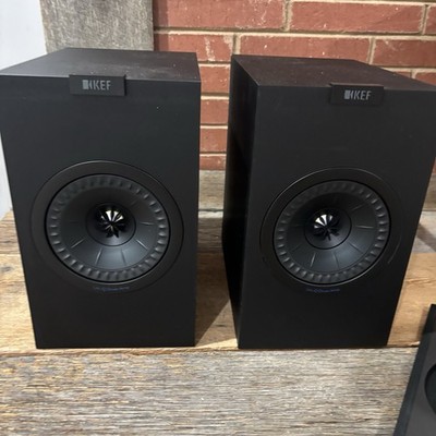 KEF Q150 Satin Black Bookshelf Speaker Pair - SP3958BA | eBay