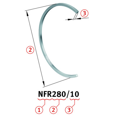 NFR460/10,5 FAG  x  x  mm HOUSING MATERIAL/SEAL
