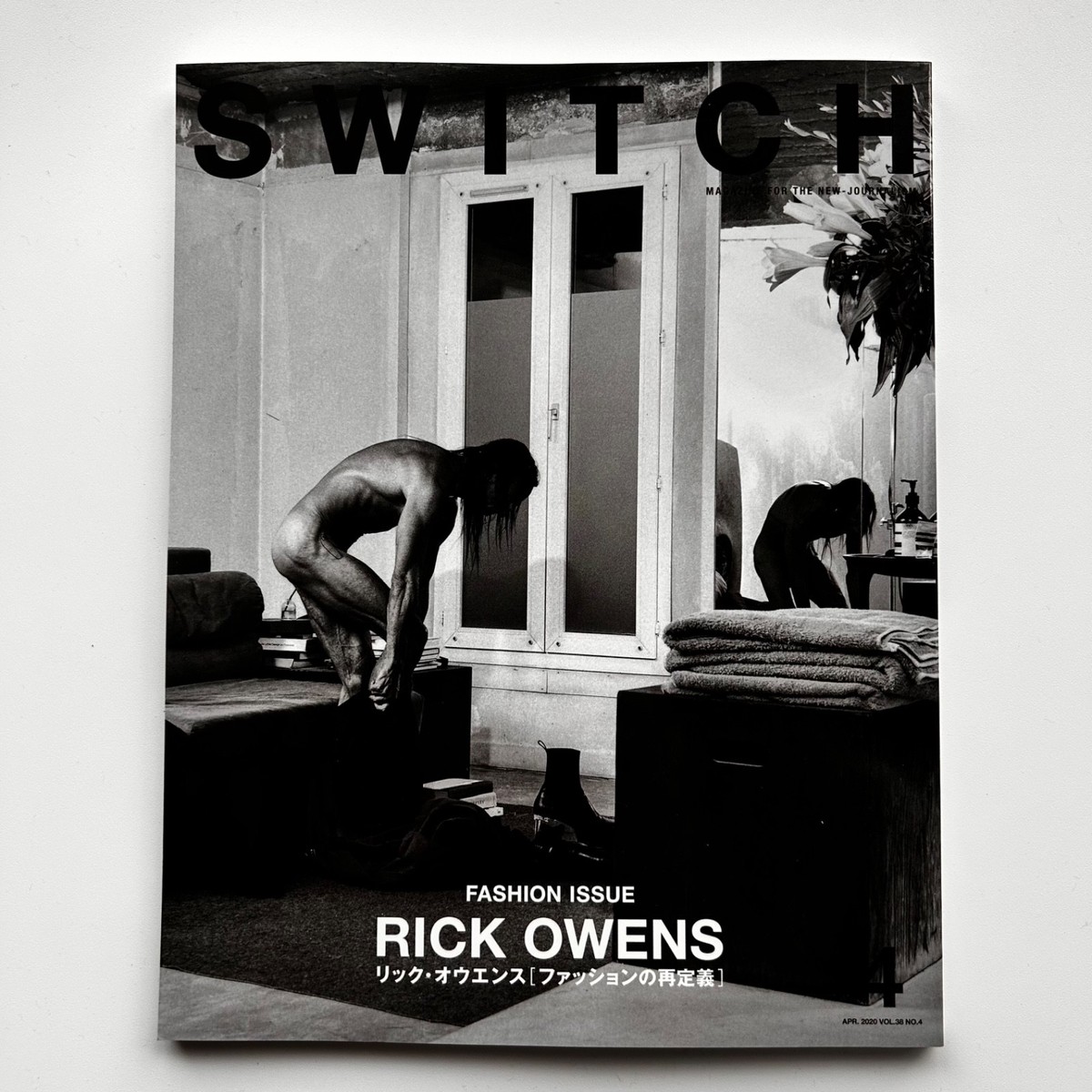 SWITCH magazine vol.38 No.4 RICK OWENS FASHION ISSUE Japanese