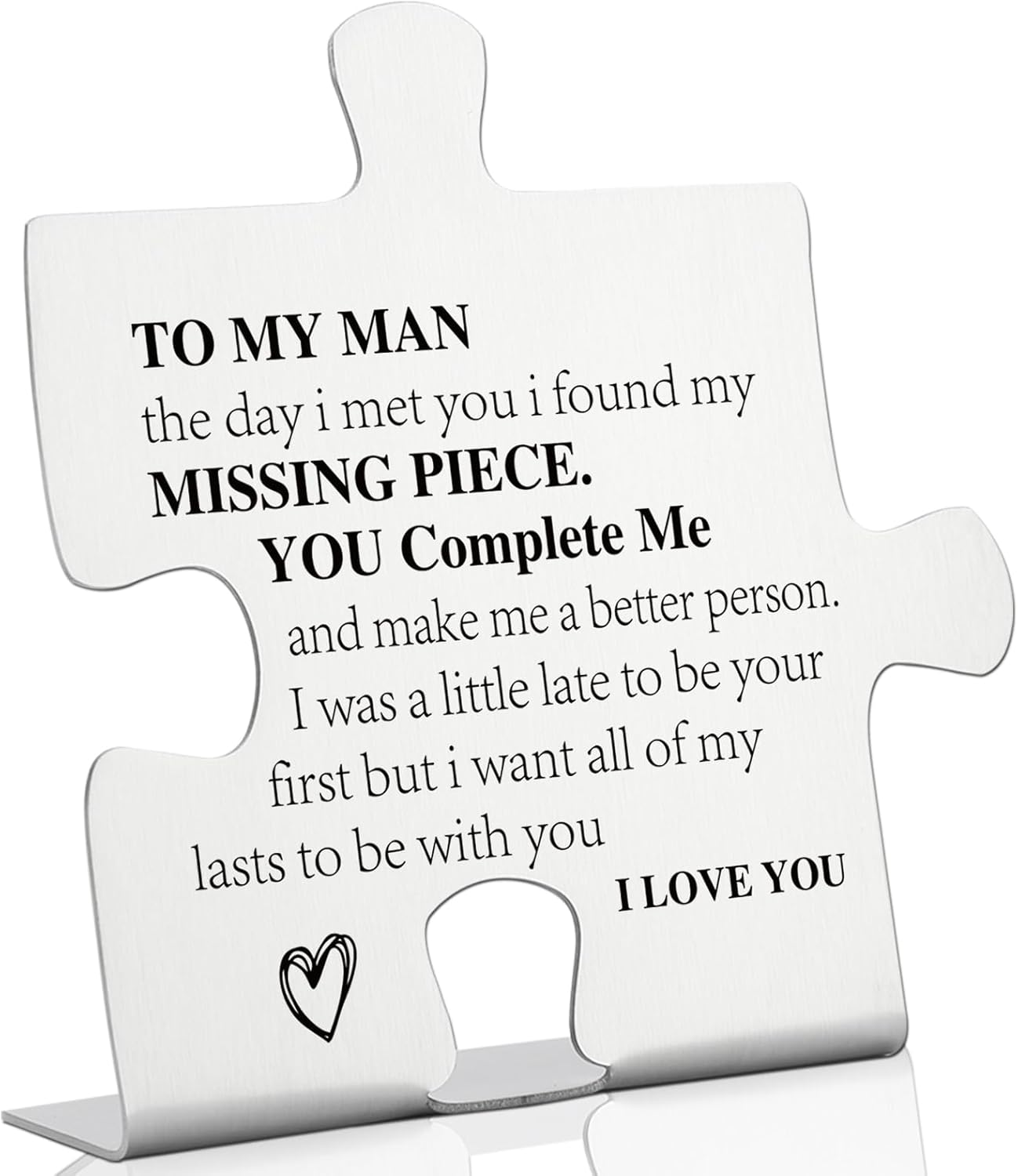 To My Men Gift, Valentines Anniversary Birthday Gifts for Him Fiance Husband, Bo