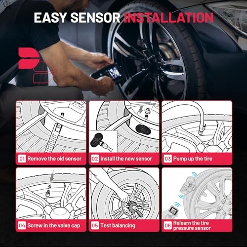 TPMS Sensor GM 315Mhz Tire Pressure Monitoring Sensor Compatible with Chevy - Bild 7 von 8