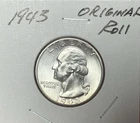 1943 Washington Quarter - Gem BU - 90% Silver - Beauty !
