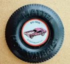 Bye Focal 1970 Plastic Button Hot Wheels Redline Rare Plastic Pin Tab Hong Kong