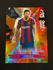 2020-21 Topps Chrome UEFA Lionel Messi Joga Bonito Orange Refractor /25 #JB-2