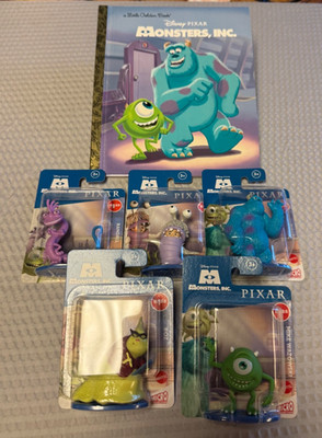 NEW 2012 Disney Pixar Monsters Inc Mattel Micro Collection Action Figure Lot 5