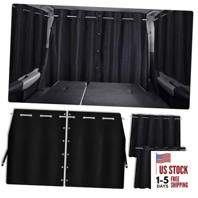 ZATOOTO Car Window Shades with Rods Set of 3, Car Shades for Set of 3 X Large