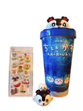 Chiikawa Movie Siren Drink Cup Holder  Bonbon Drop Sticker Cheerful Siren set