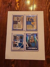 4 Card Lot - Donruss Phenom & Threads - Bryce Young, Trey Harris And Tai Felton