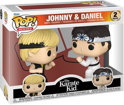 Funko POP! Movies: The Karate Kid - Johnny & Daniel 2-Pack [New Toy] Vinyl Fig