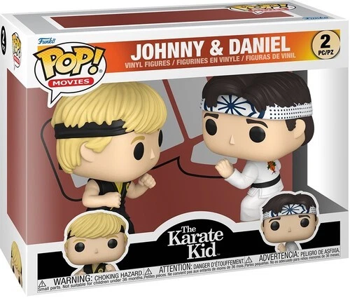 Funko POP! Movies: The Karate Kid - Johnny & Daniel 2-Pack [New Toy] Vinyl Fig - product listing photo