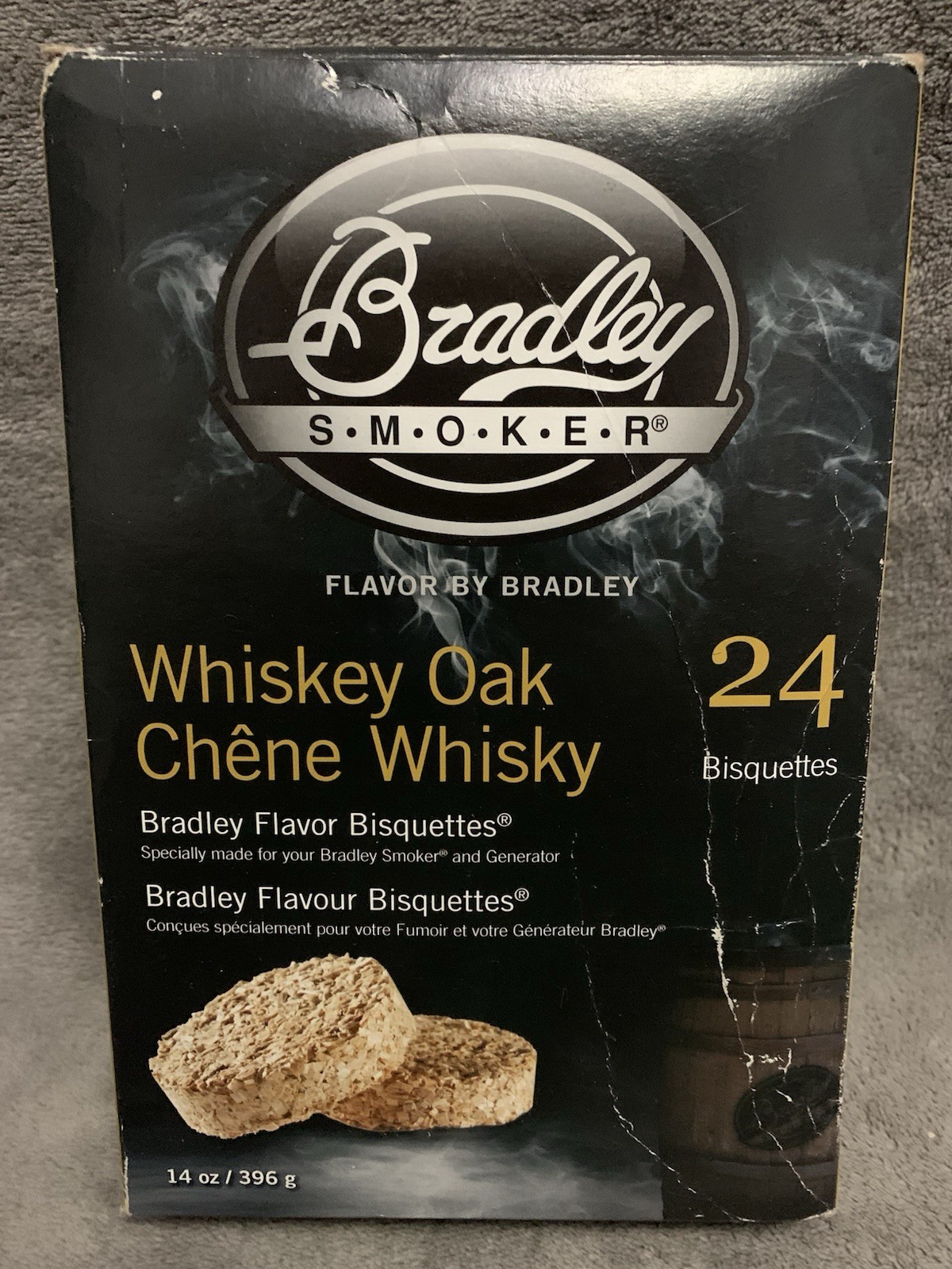 Bradley Smoker BTWOSE24 Flavored Whiskey Oak All Natural Woo
