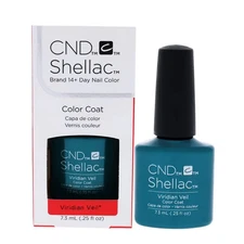CND Shellac UV Gel Polish 0.25 oz NIB Viridian Veil