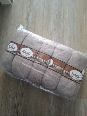 Nako Super Angora Neu 5x100g Wolle Türkische Strickwolle Garn
